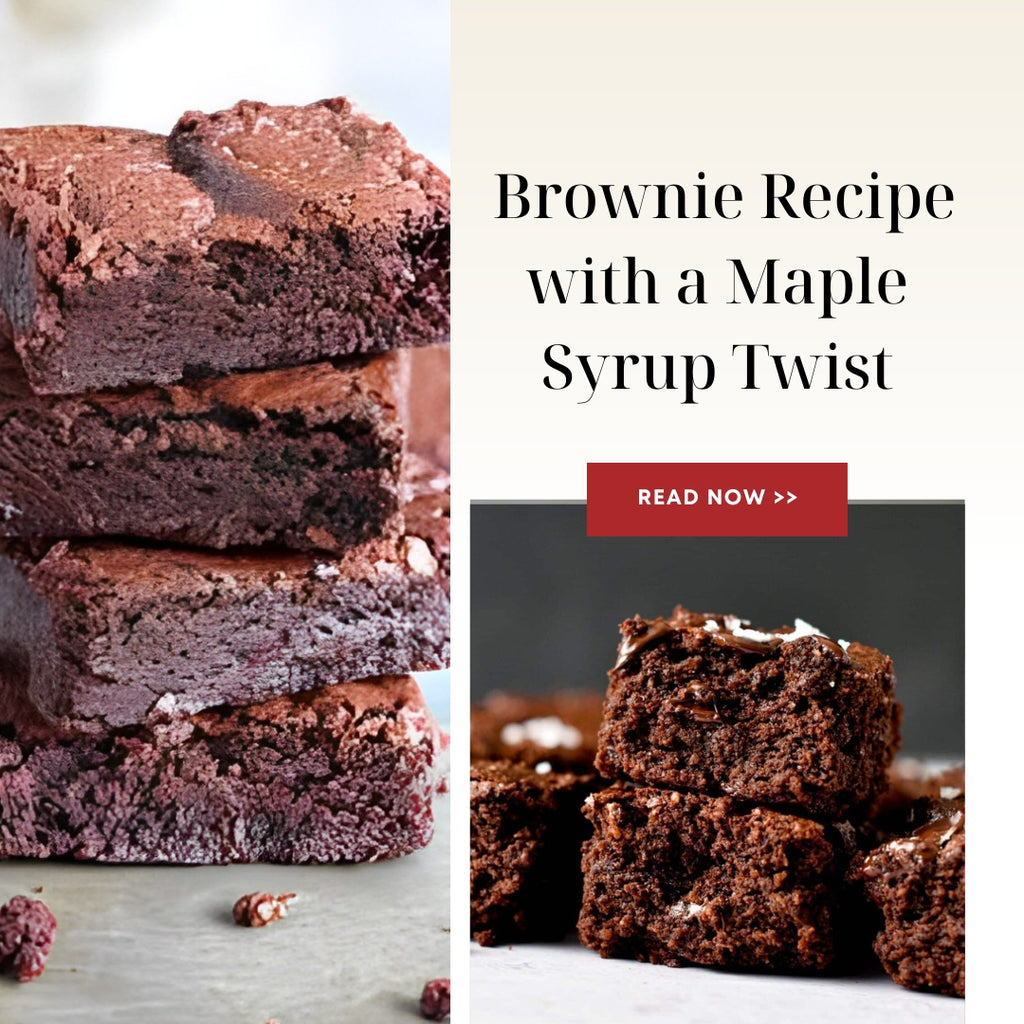 Jakeman's maple syrup brownies